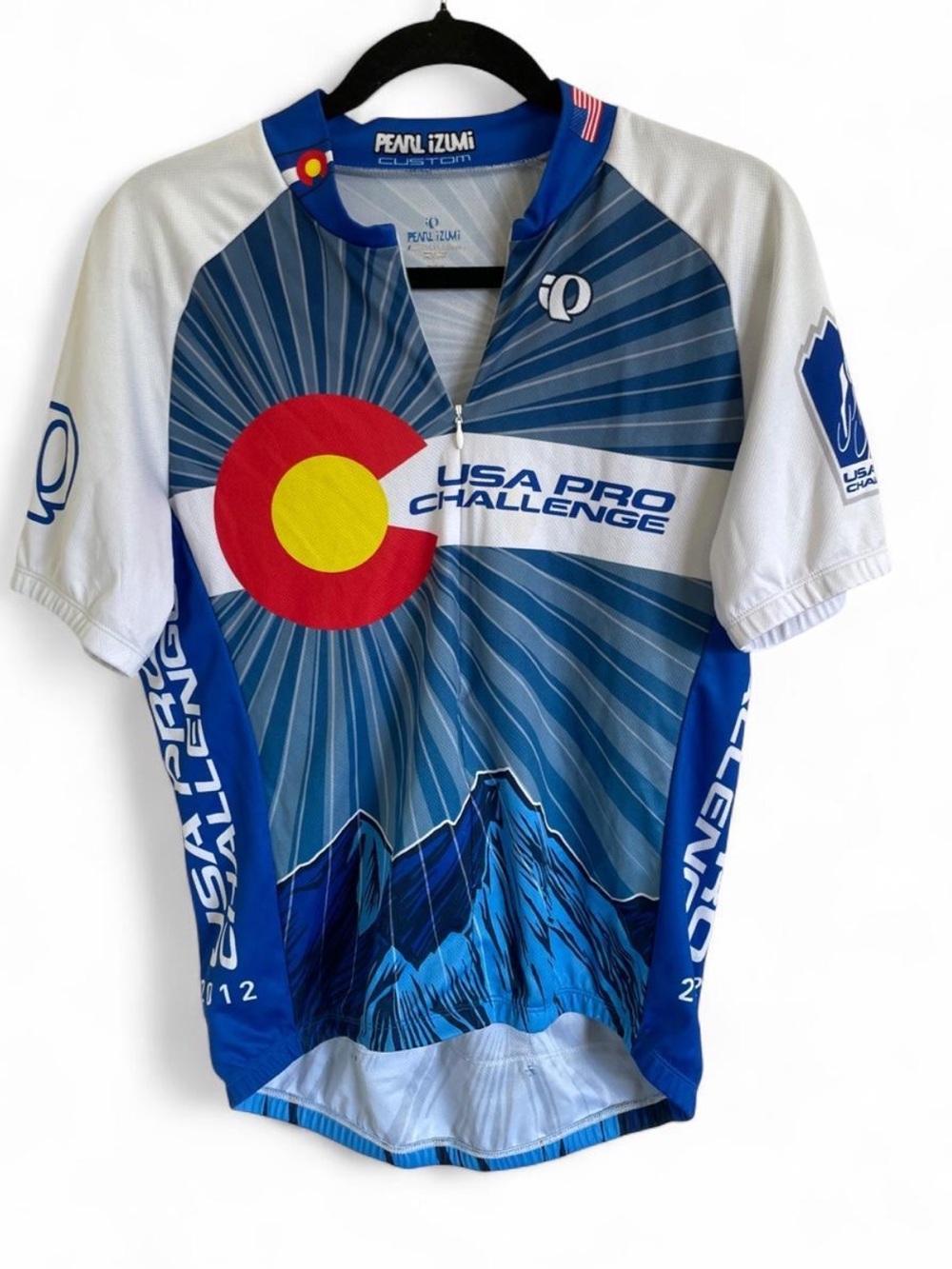 Pearl Izumi 2012 USA Pro Challenge Colorado Cycling Jersey Sz M